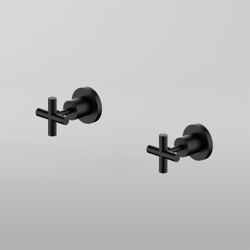 X Plus Wall Tops Assembly Matte Black