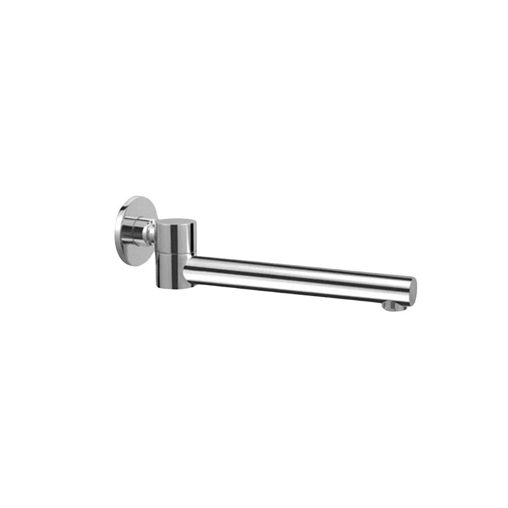 Dolce Wall Mounted Swivel Bath Spout Only Chrome