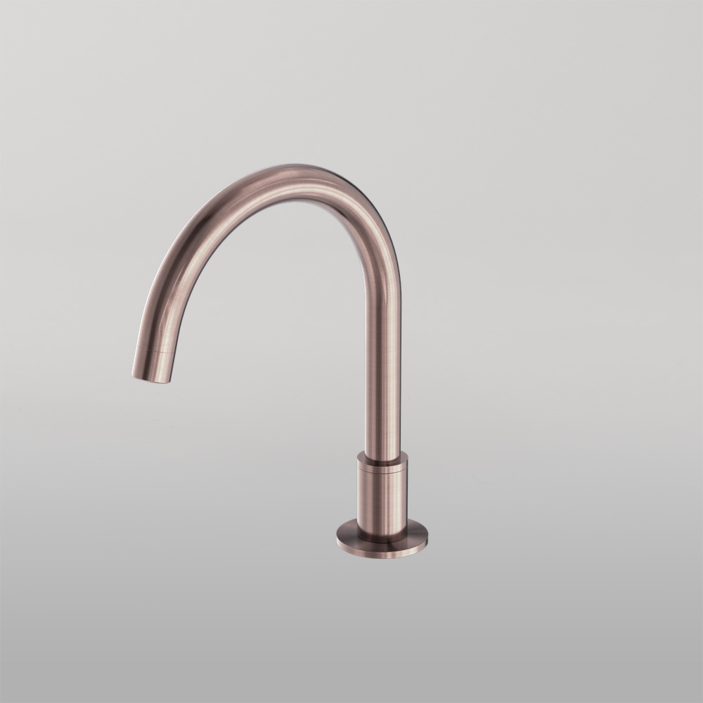 Kara Hob Mount Bath Spout Only G1/2 Female Inlet Brushed Bronze