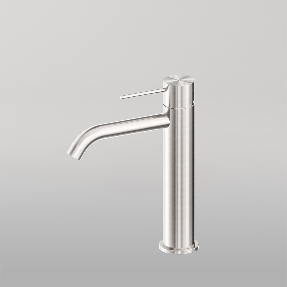 Mecca Mid Tall Basin Mixer Brushed Nickel