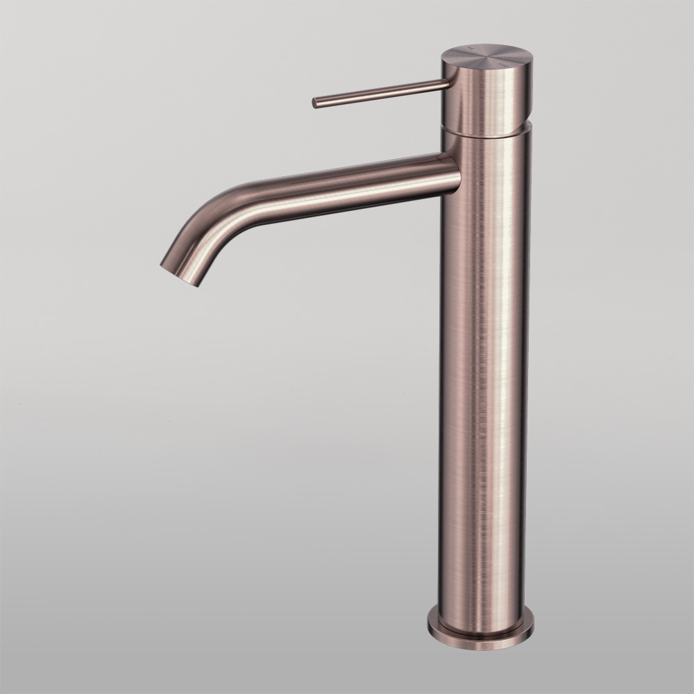 Mecca Tall Basin Mixer Brushed Bronze