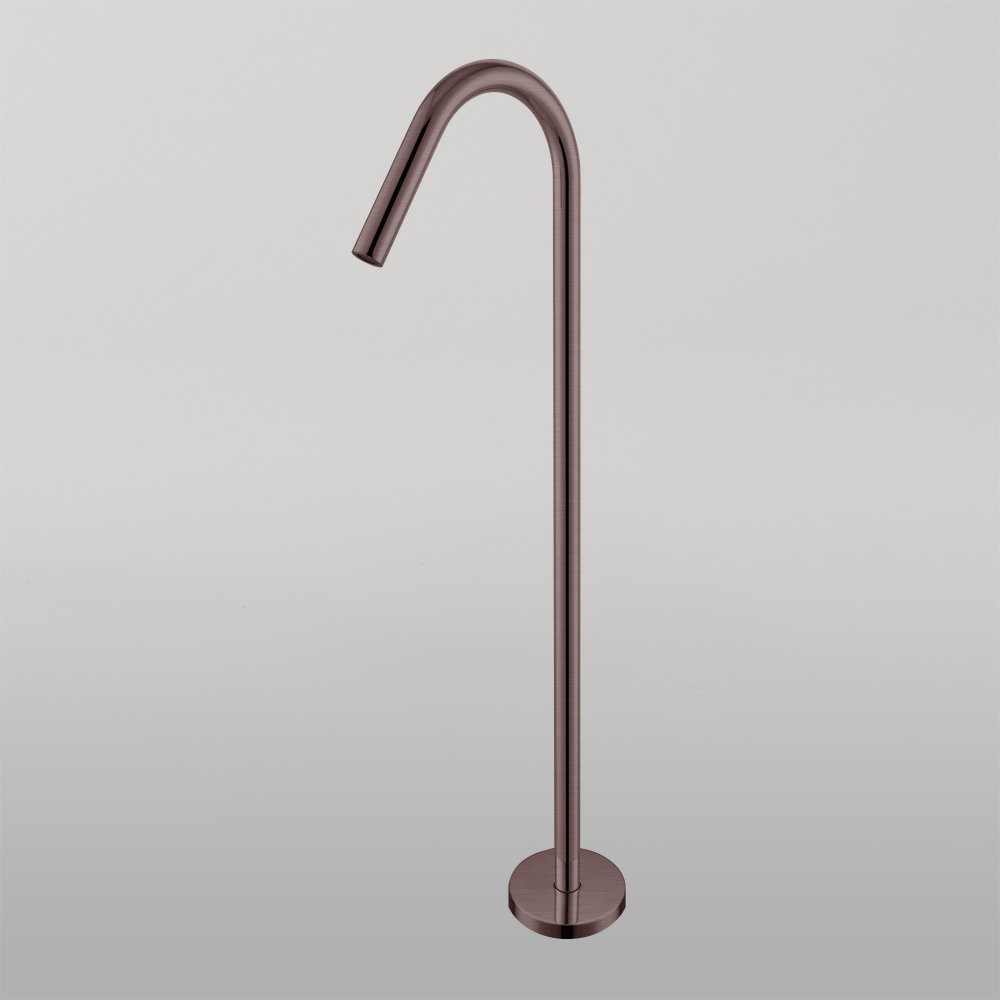 Mecca Freestanding Bath Spout Only Brushed Bronze