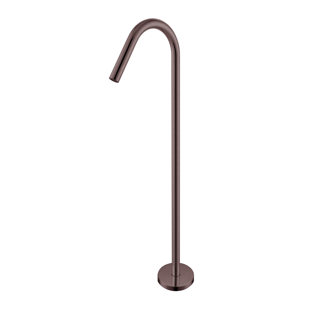 Mecca Freestanding Bath Spout Only Brushed Bronze