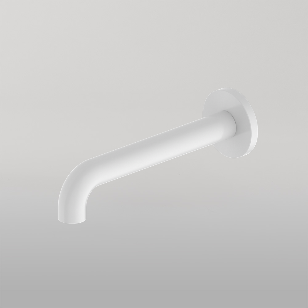 Mecca Basin/Bath Spout Only 185mm Matte White