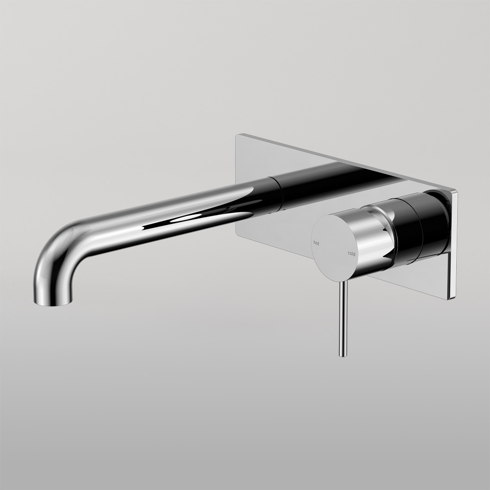 Mecca Wall Basin/Bath Mixer 120mm Chrome