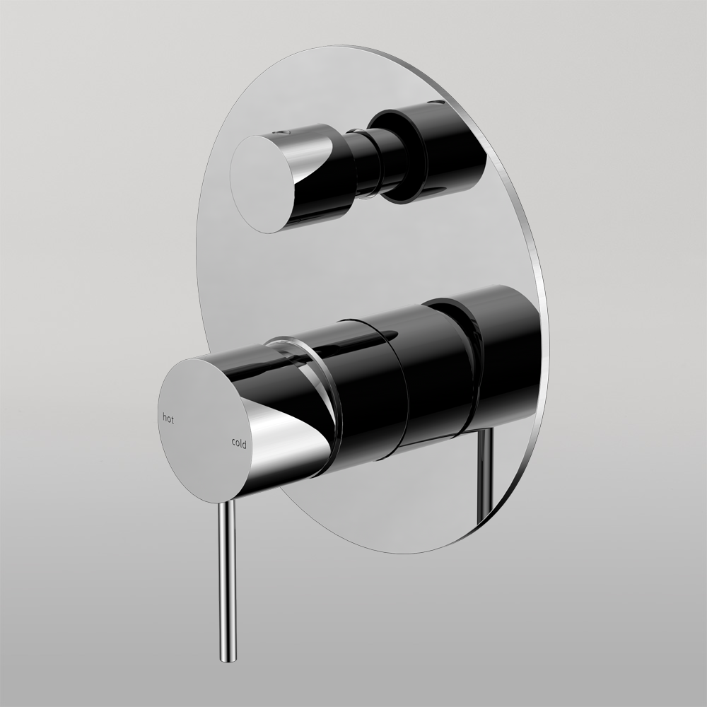 Mecca Shower Mixer With Divertor Chrome