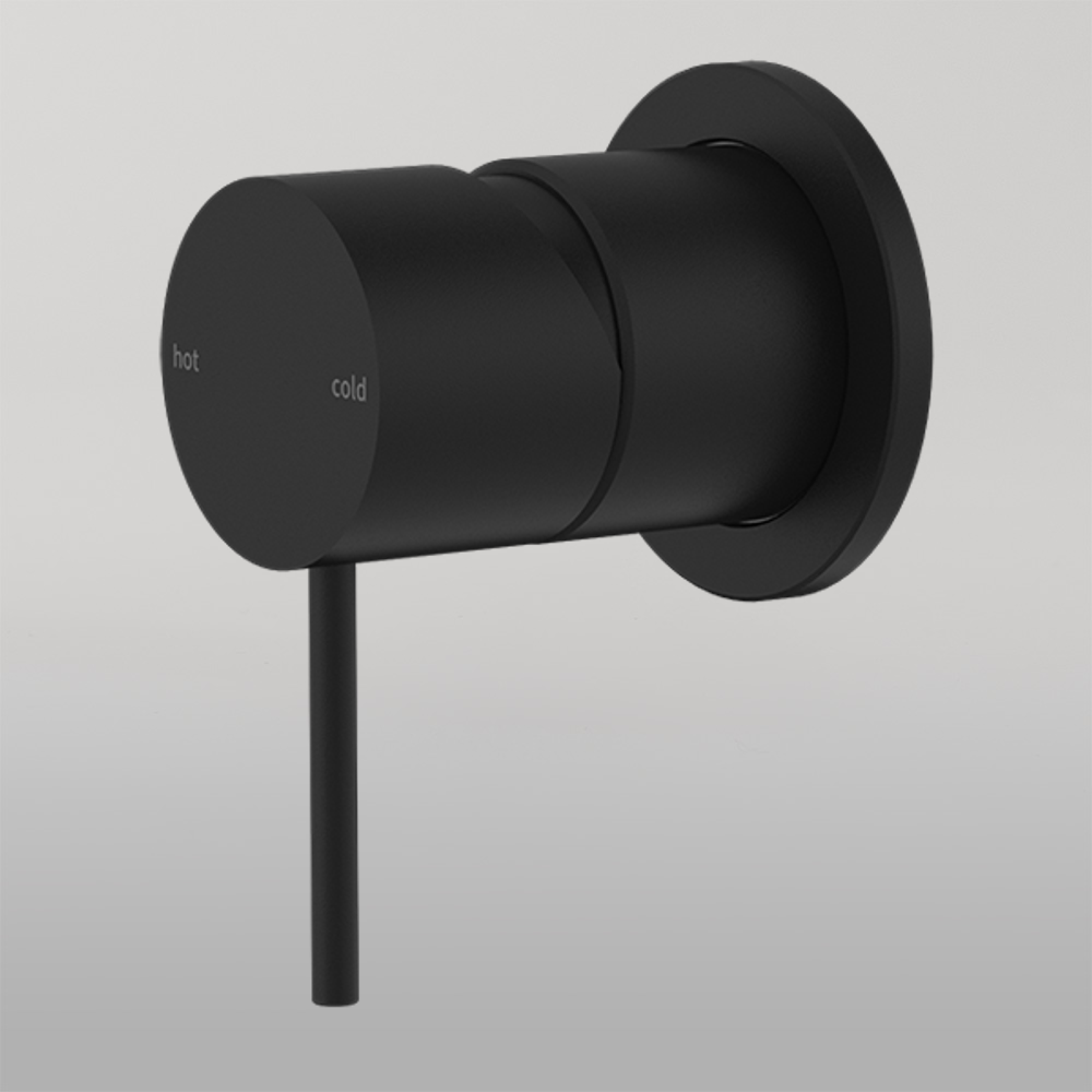 Mecca Shower Mixer 60mm Plate Matte Black