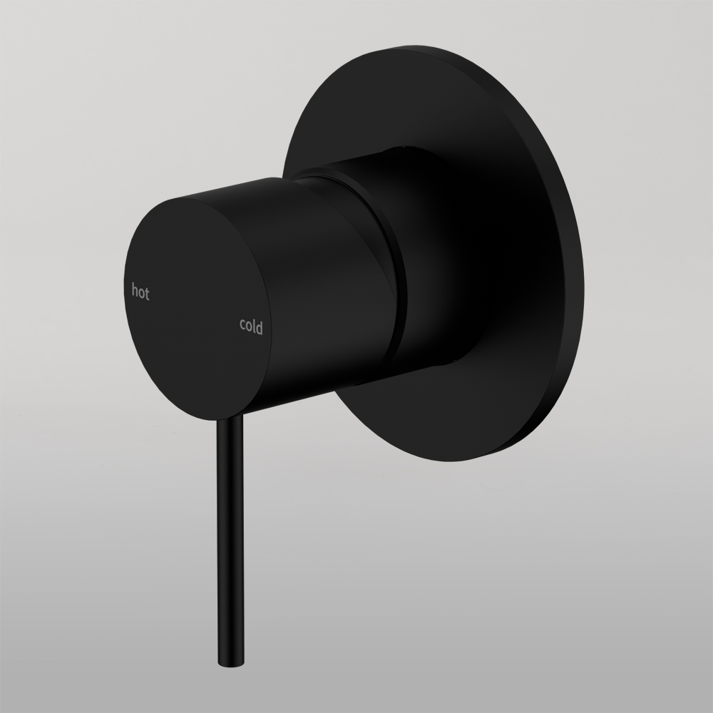 Mecca Shower Mixer 80mm Plate Matte Black