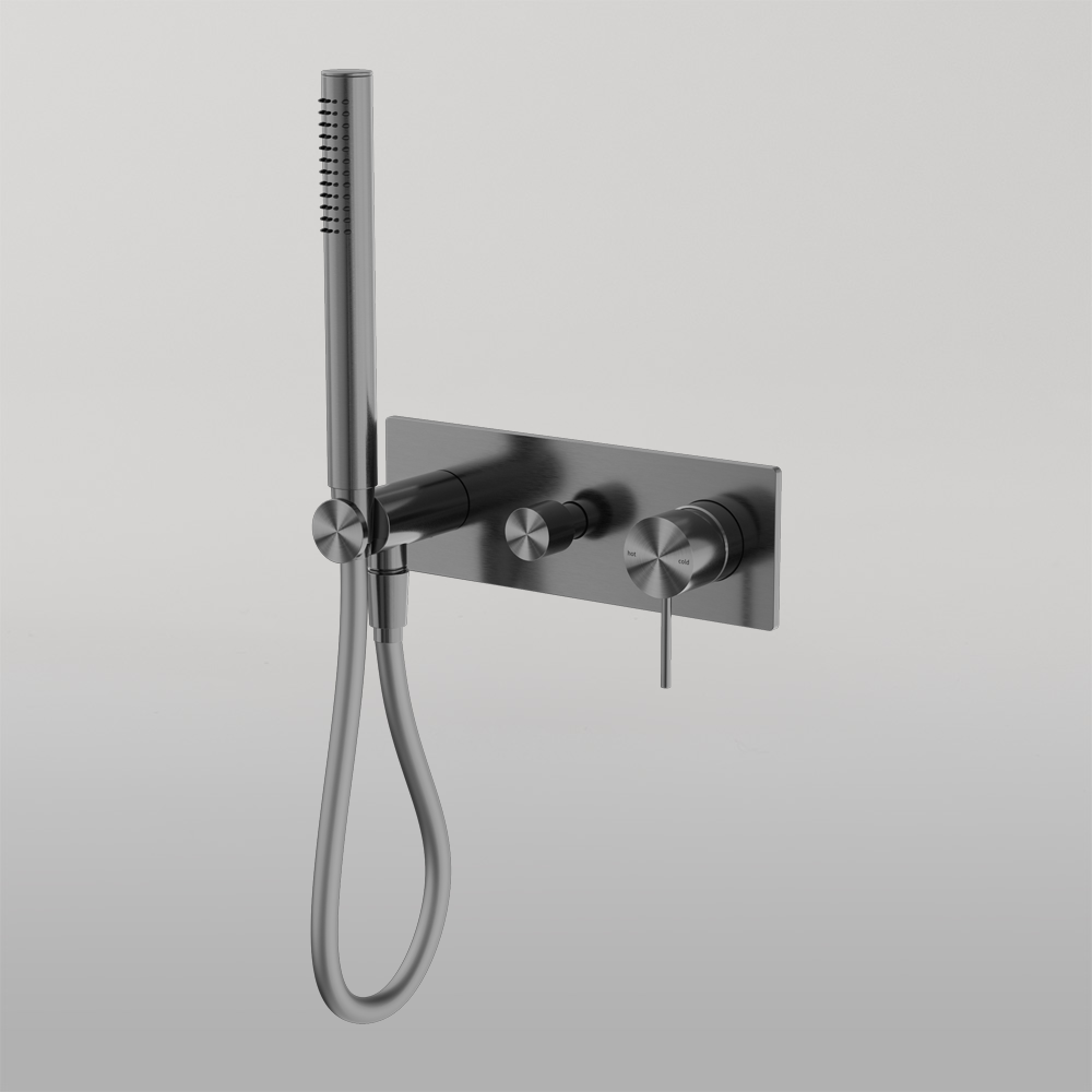 Mecca Shower Mixer Divertor System Gun Metal