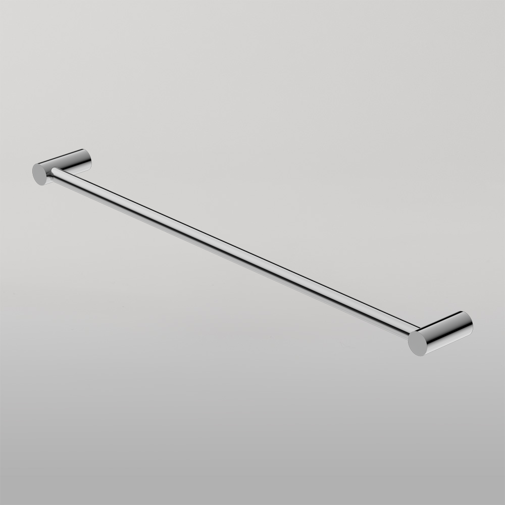 New Mecca Single Towel Rail 800mm Chrome