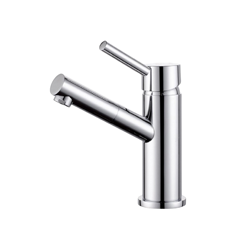 Dolce Basin Mixer Angel Spout Chrome