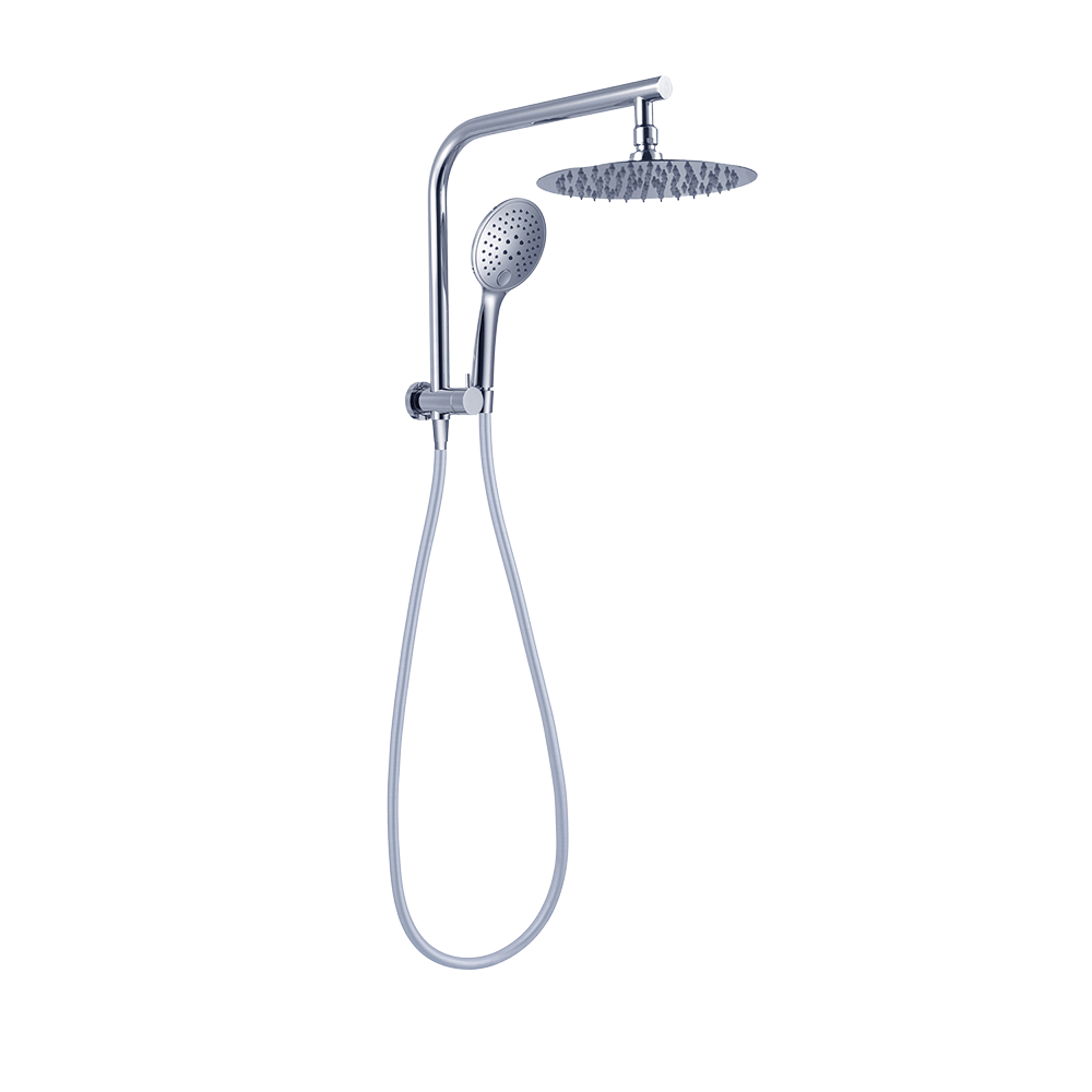 Mecca 2 In 1 Twin Shower Chrome