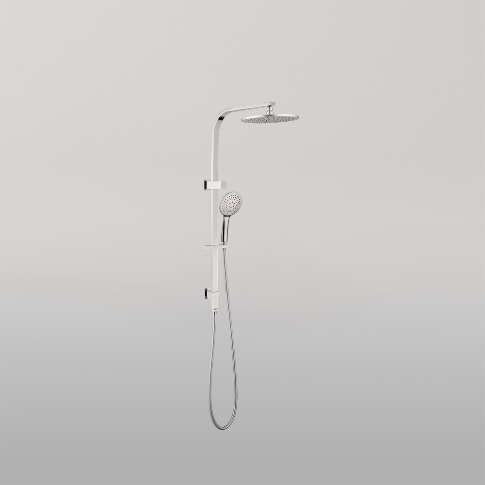 Bianca Twin Shower Brushed Nickel