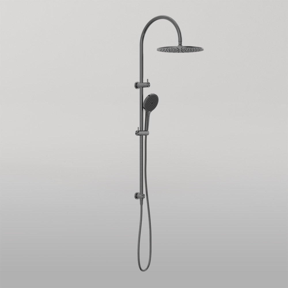 Opal Twin Shower With Air Shower II Graphite