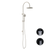 Opal Twin Shower With Air Shower Brushed Nickel