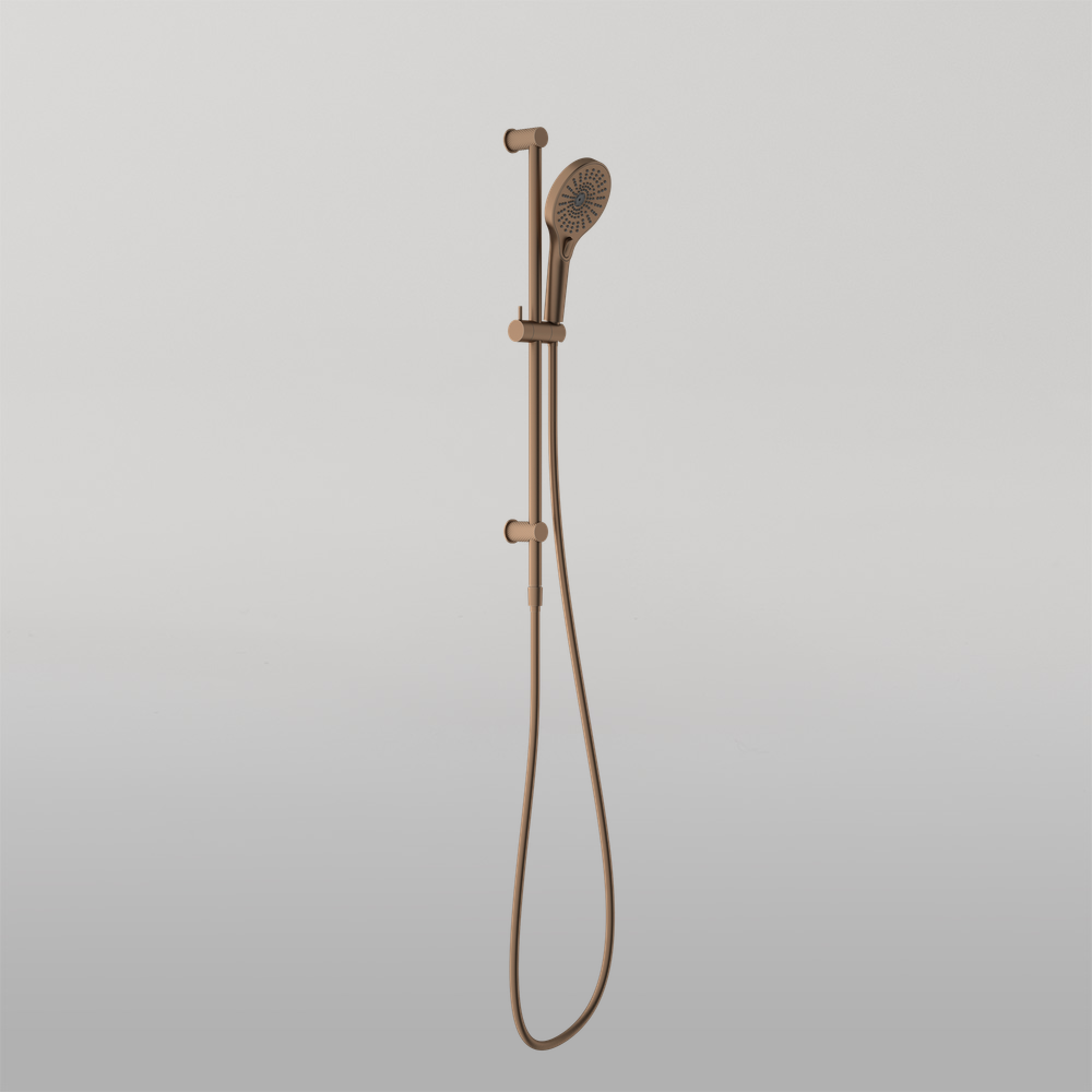 Opal Shower Rail Brushed Bronze