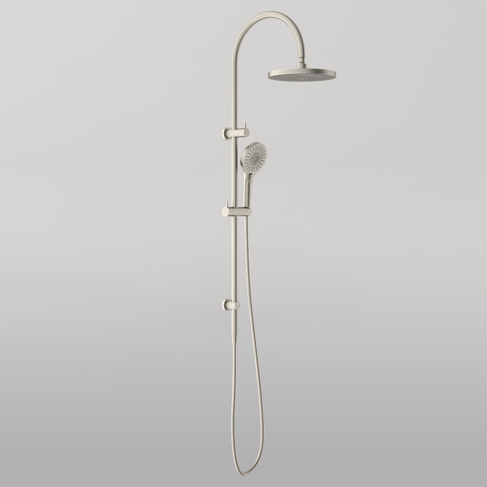 Opal Twin Shower Brushed Nickel