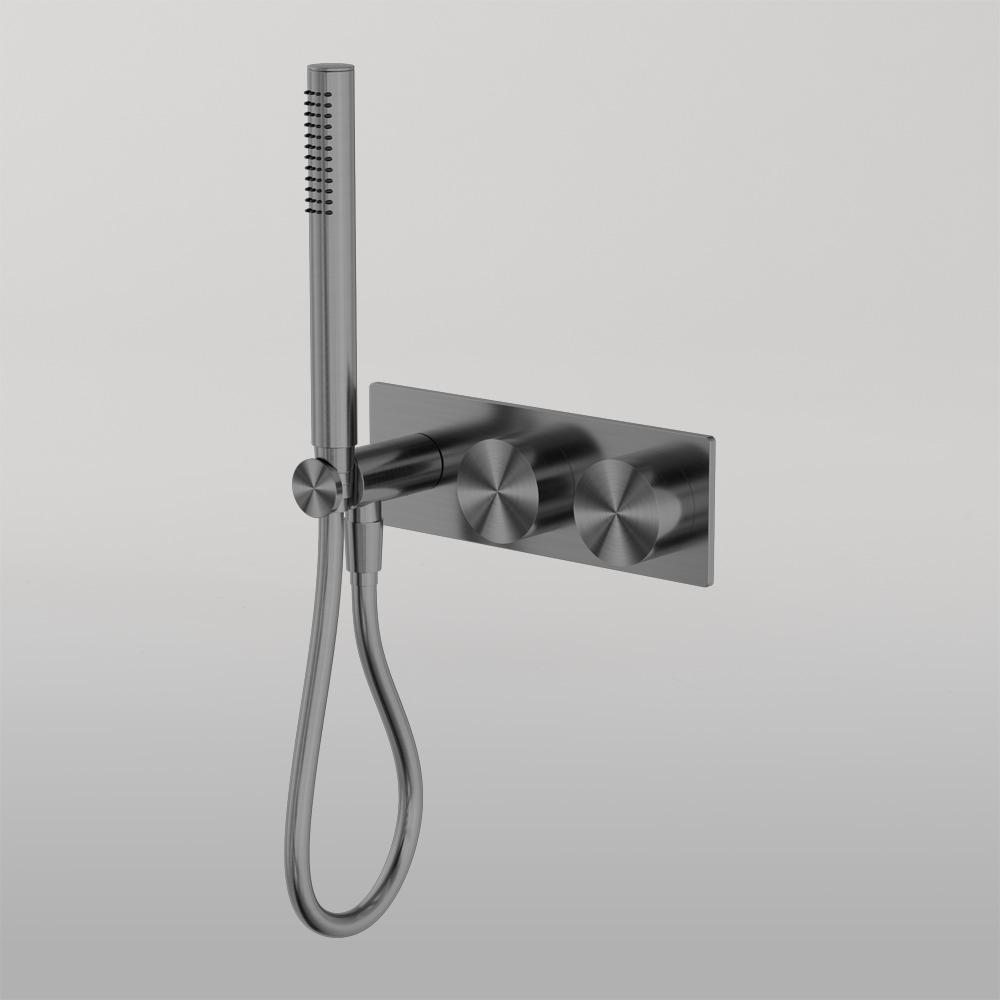 Kara Progressive Shower System Gun Metal