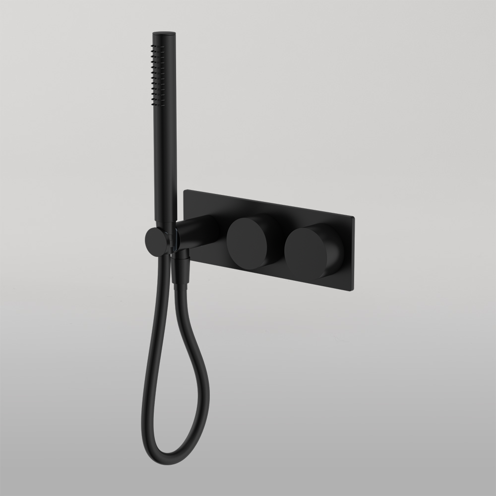 Kara Progressive Shower System Matte Black