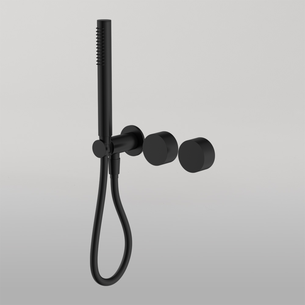 Kara Progressive Shower System Separate Plate Matte Black