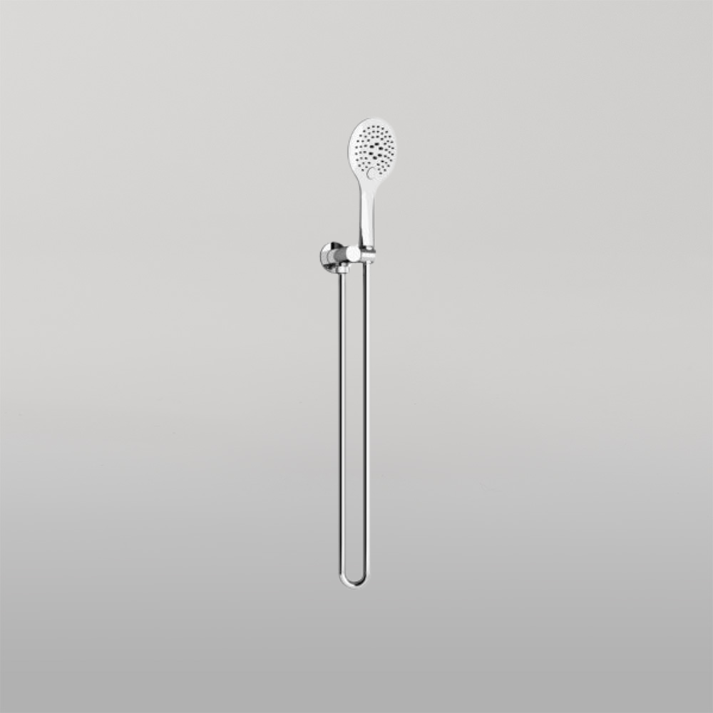 Rain 3 Function Shower On Bracket Chrome