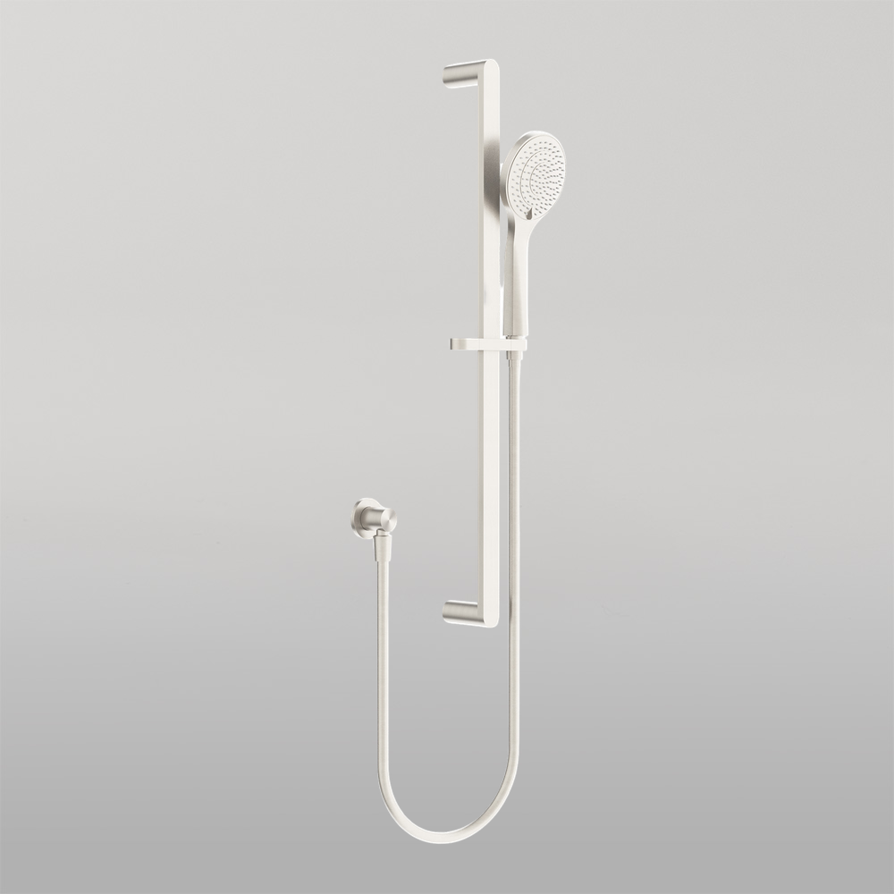 Ecco Shower Rail With Air Shower Brushed Nickel