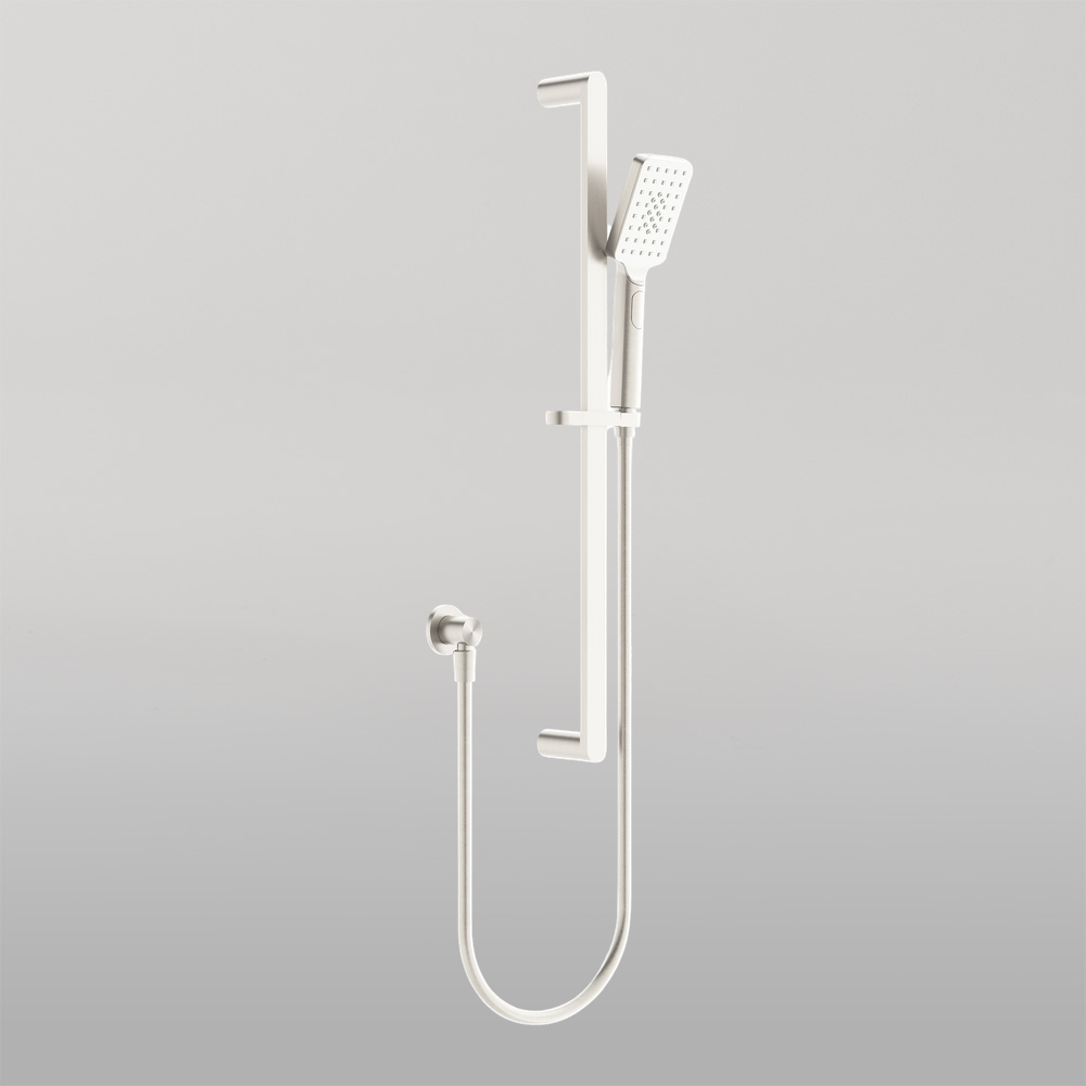 Bianca Shower Rail Brushed Nickel