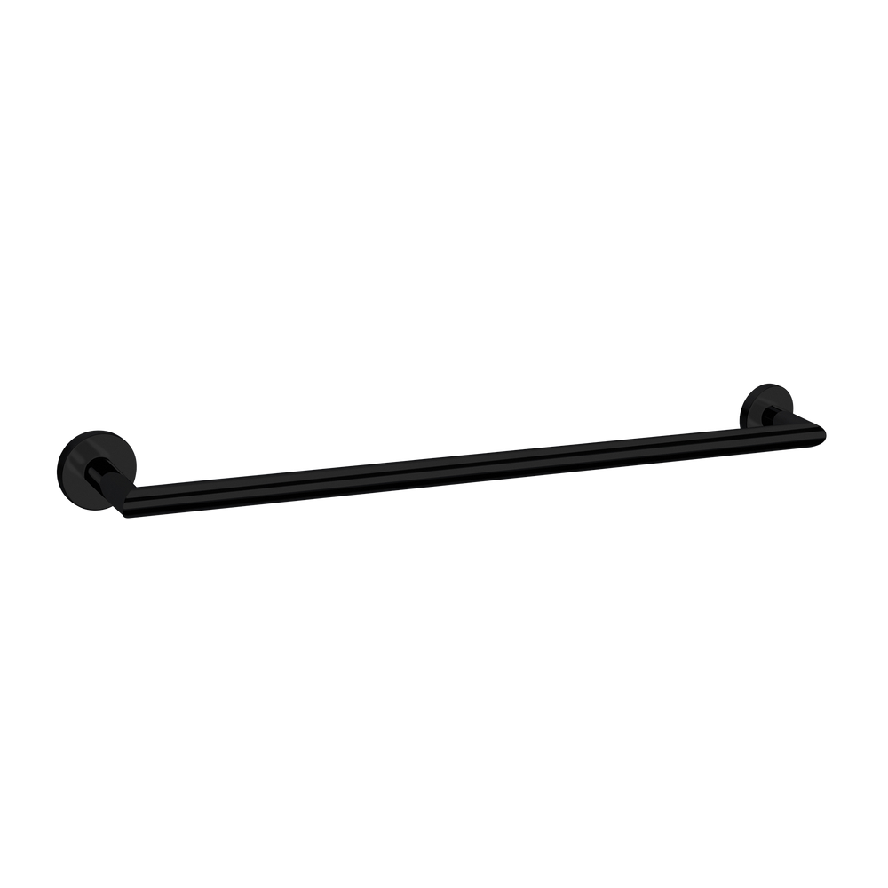 Dolce Single Towel Rail 700mm Matte Black