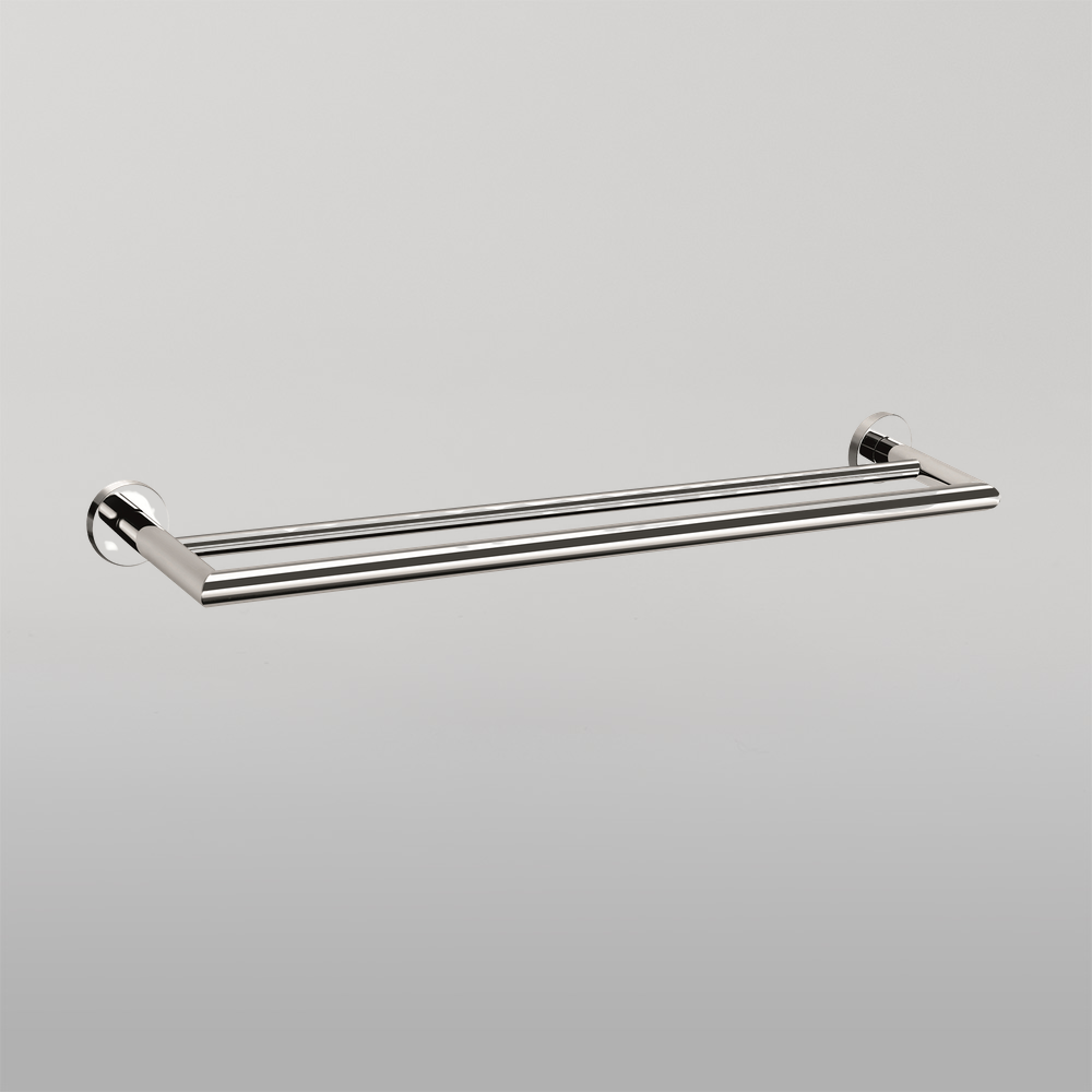 Dolce Double Towel Rail 700mm Chrome