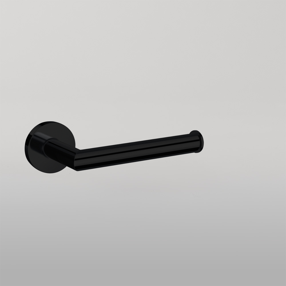 Dolce Toilet Roll Holder Matte Black