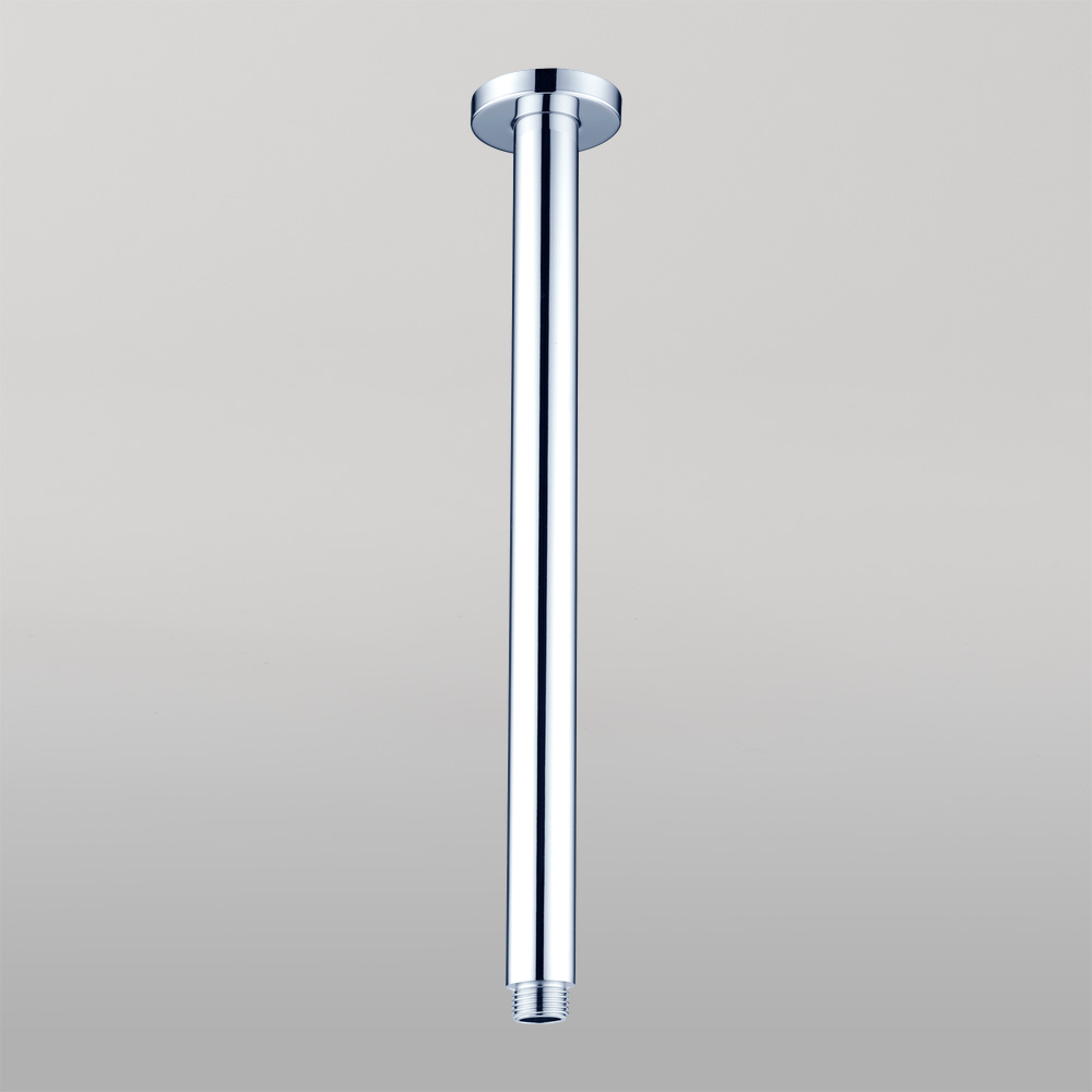 Round Ceiling Arm 450mm Length Chrome