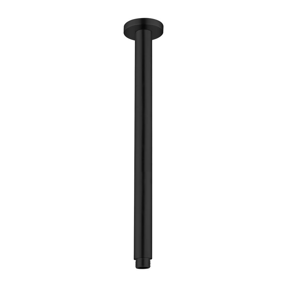 Round Ceiling Arm 450mm Length Matte Black