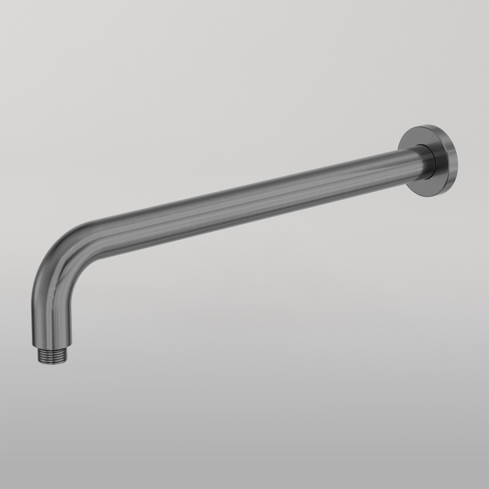 Zen Round Shower Arm 400mm Length Graphite