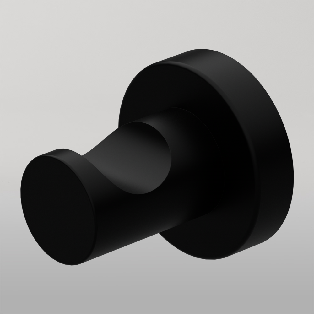 Pearl Robe Hook Matte Black