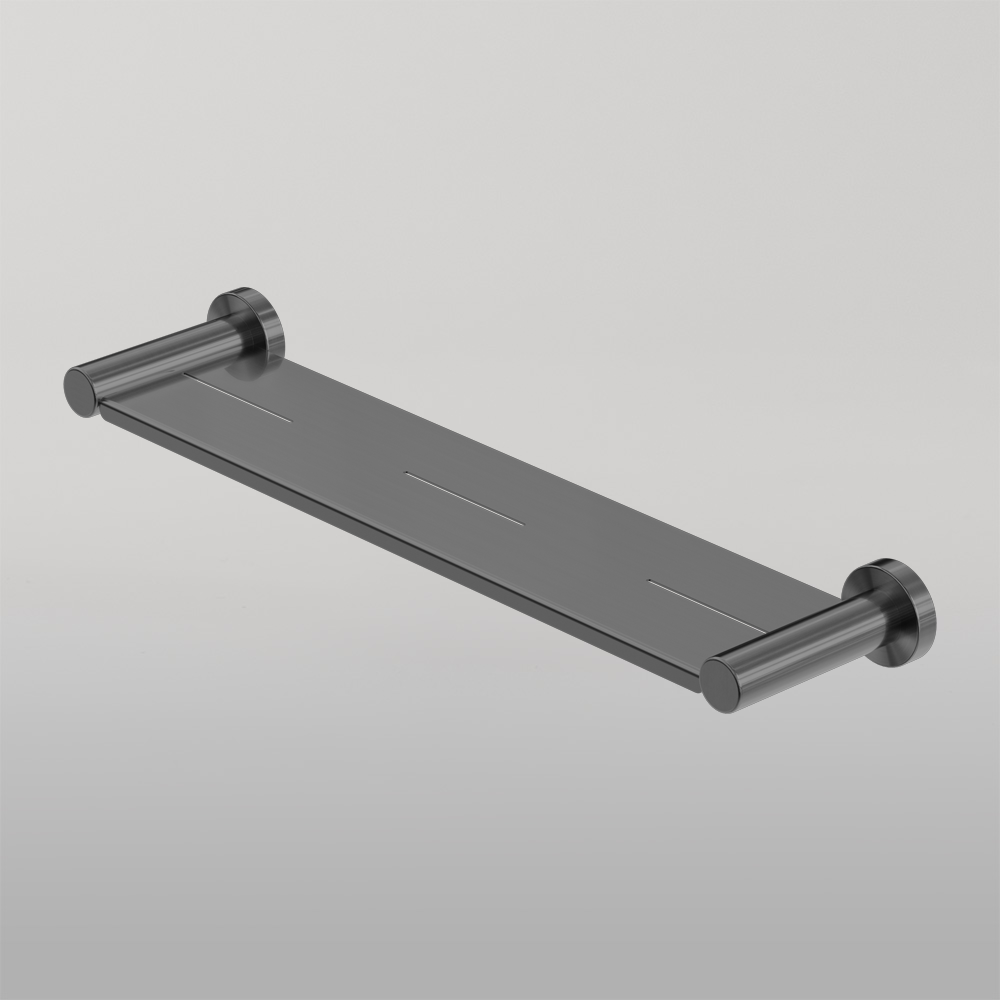 Pearl Metal Shower Shelf Gun Metal