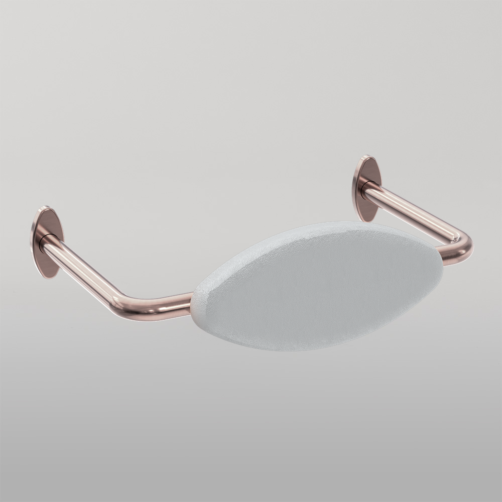 Mecca Care Dda Toilet Backrest Brushed Bronze