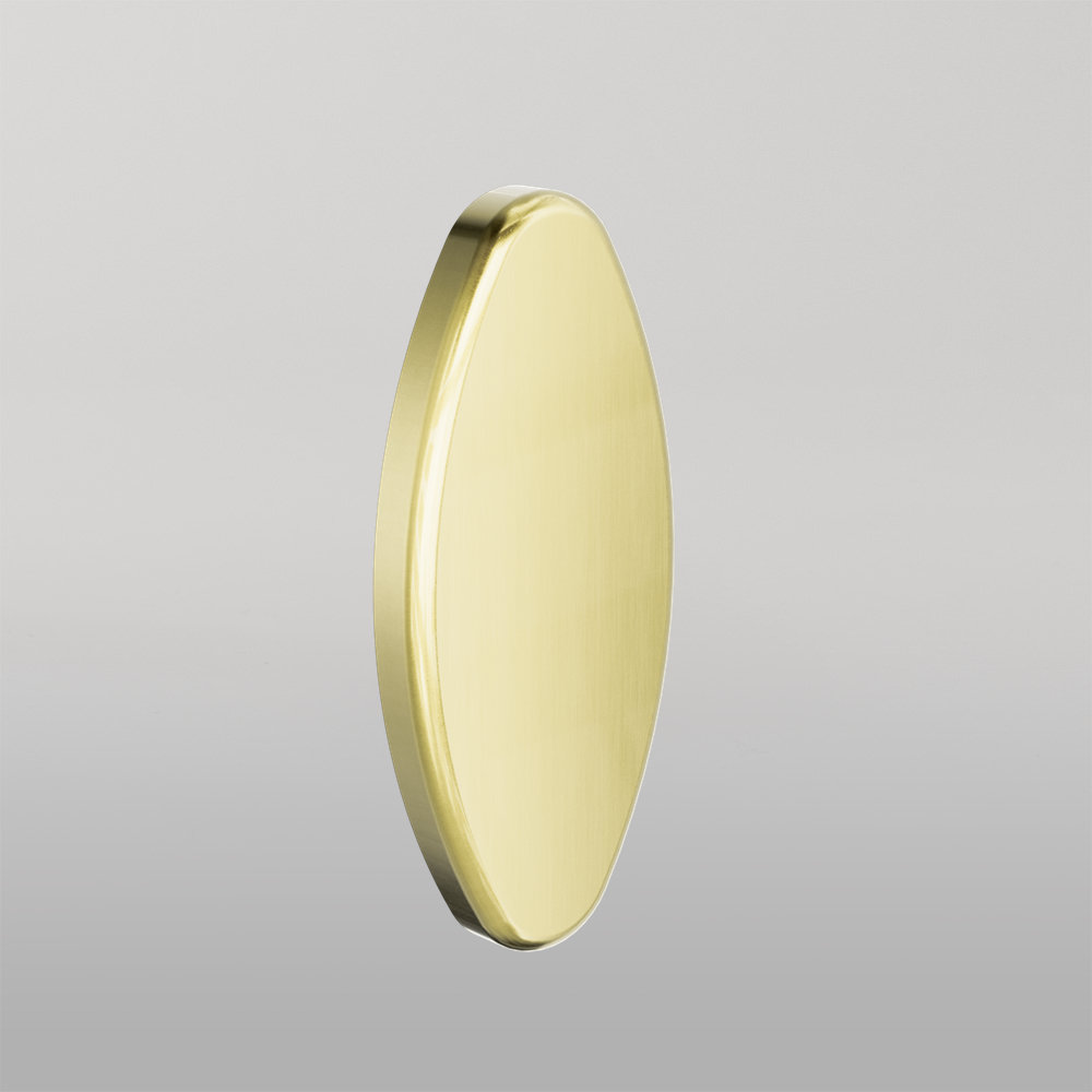 Backrest Removeable Wall Cover Plate Brushed Gold