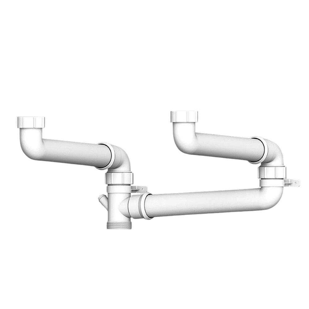 Opti-Space Connector Kit For Double Bowl Sink White