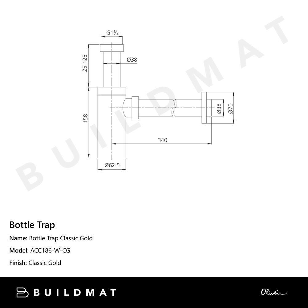 Bottle Trap Classic Gold