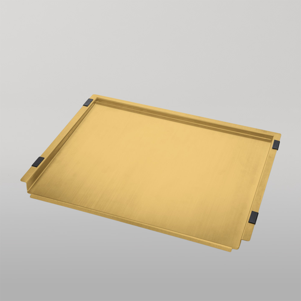 Bench Top Drainer Tray Brushed Gold