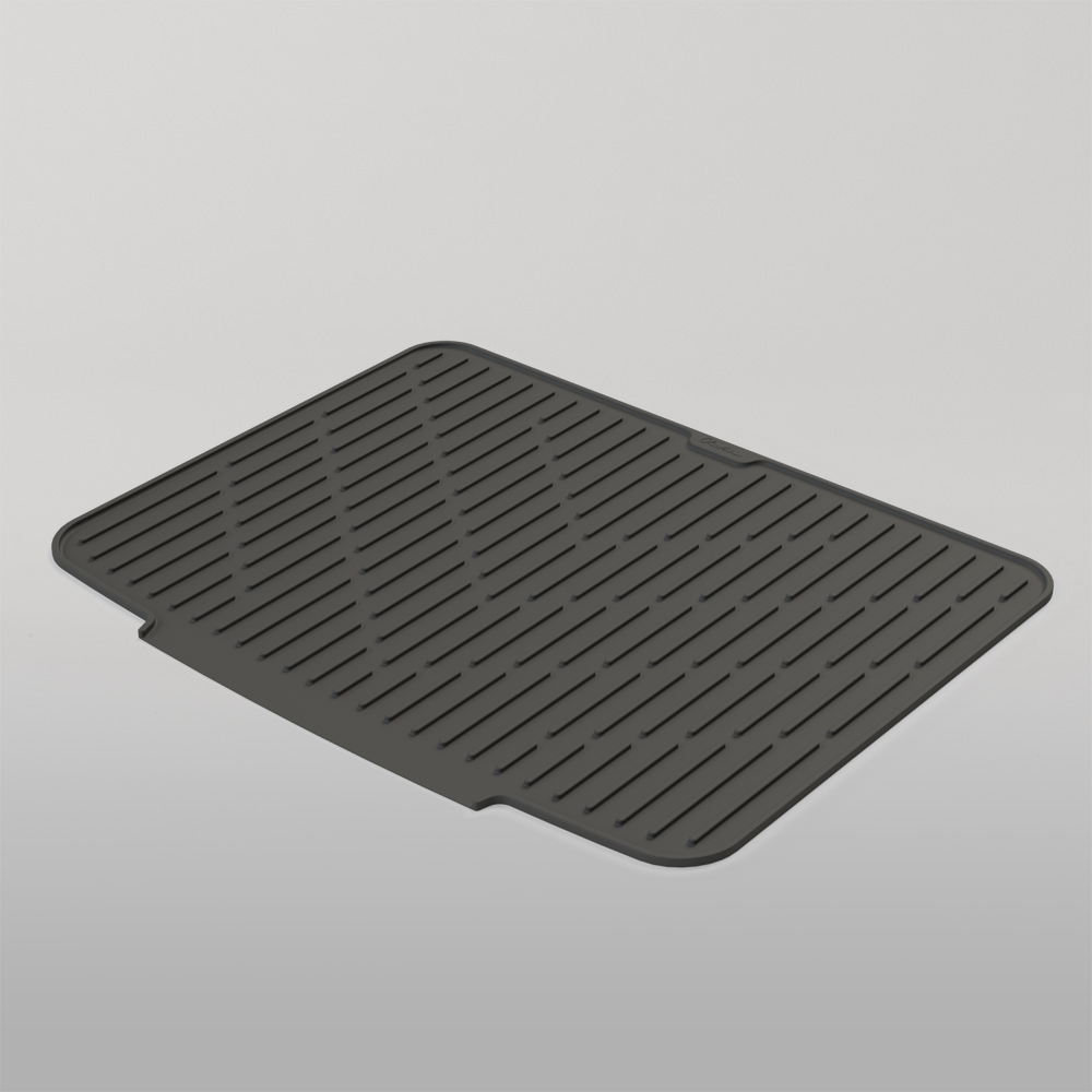 Silicone Drainer Mat Black