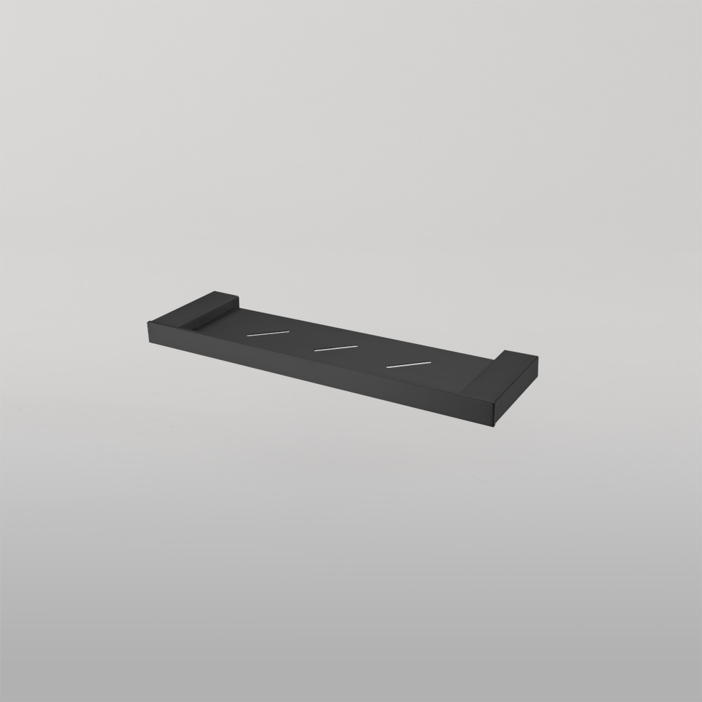 Athens Metal Shelf 420mm Matte Black