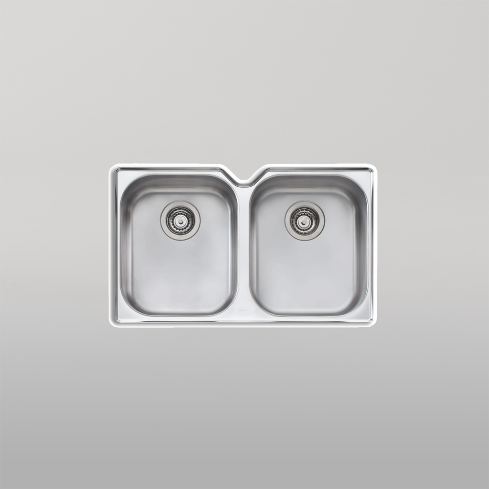 Diaz Double Bowl Undermount Sink Stainless Steel