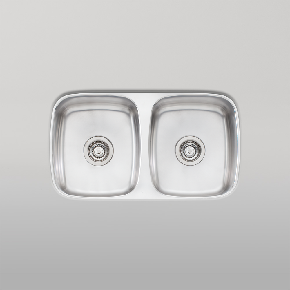 Endeavour Double Bowl Undermount Sink Stainless Steel