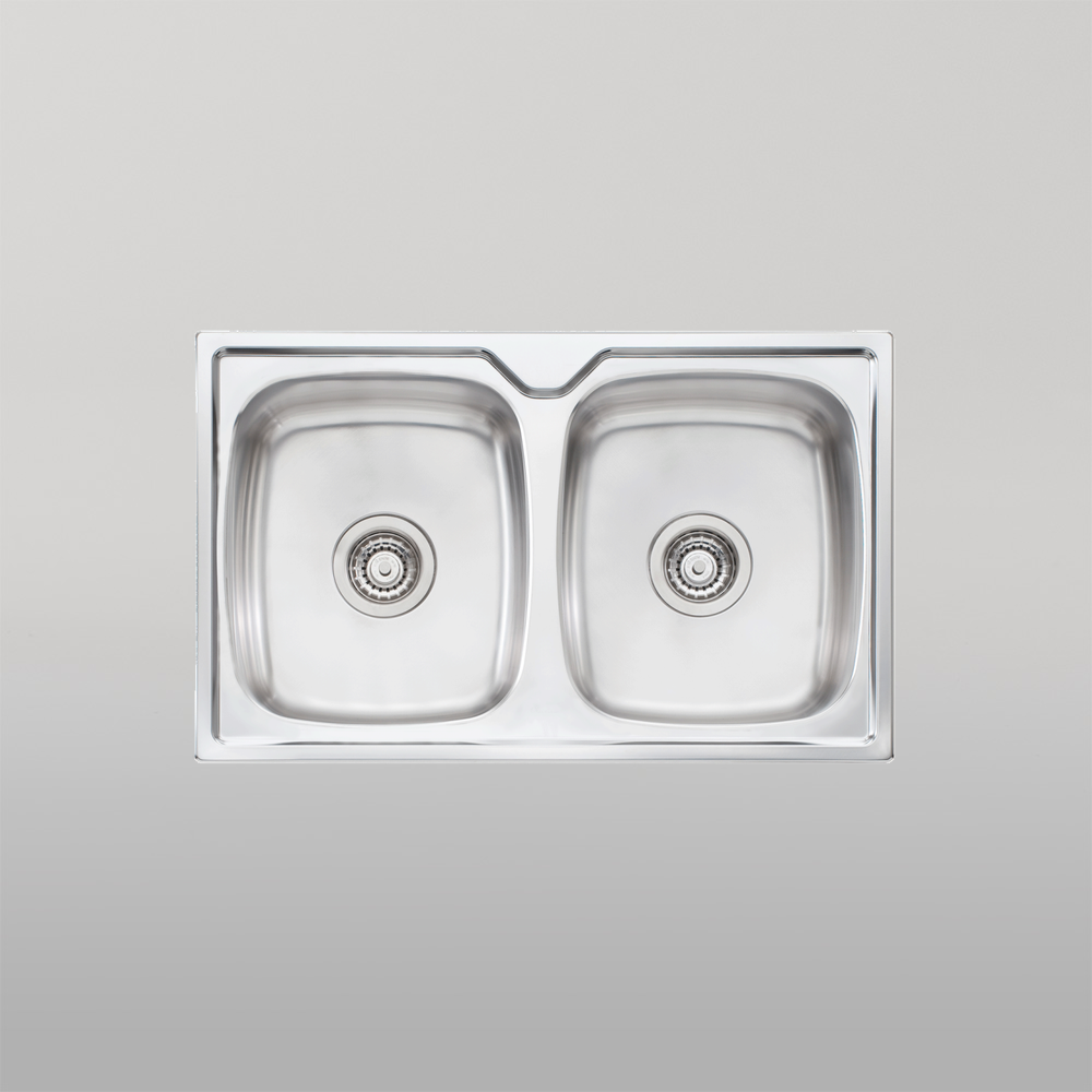 Endeavour Double Bowl Topmount Sink Stainless Steel