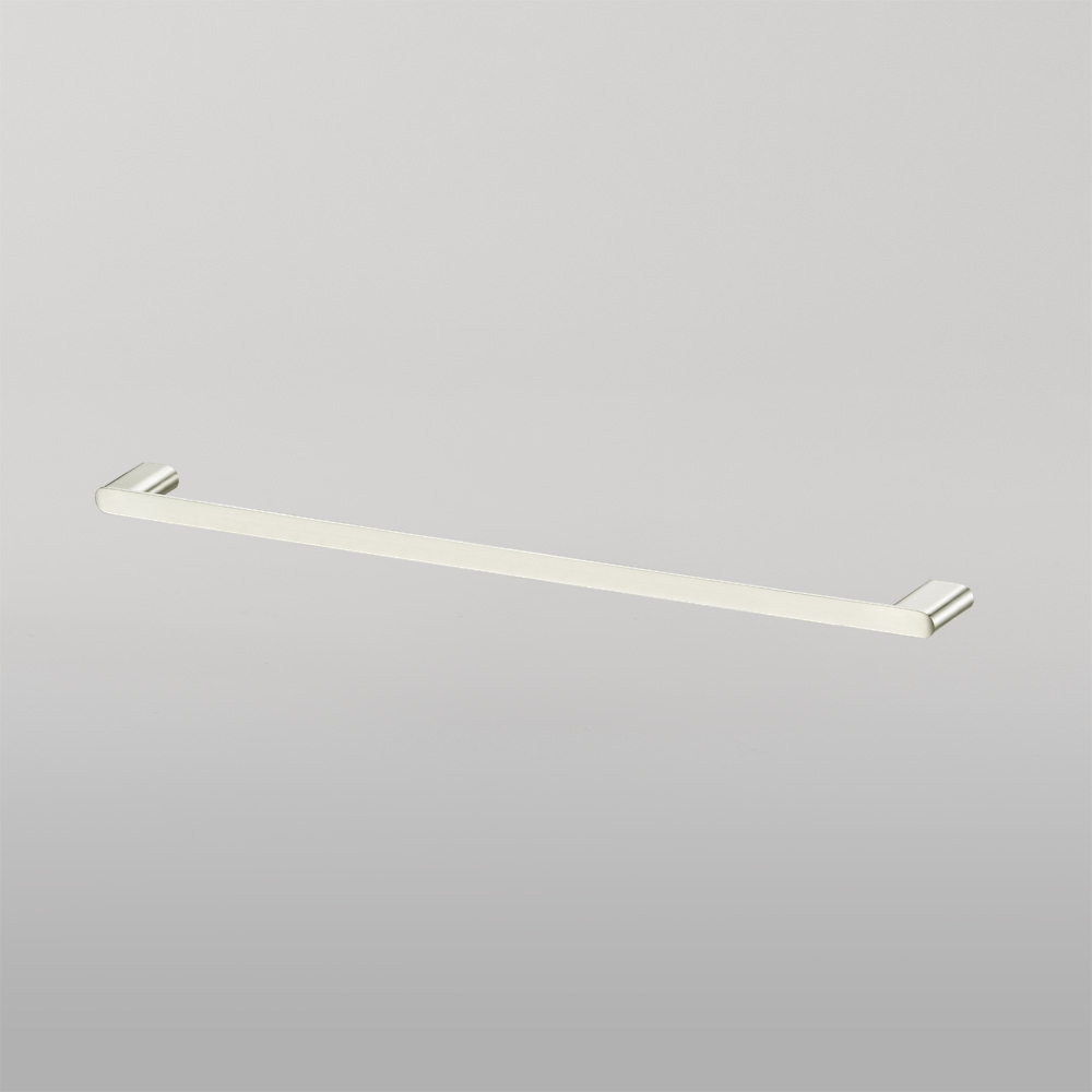 Madrid Single Towel Rail 650mm Brushed Nickel