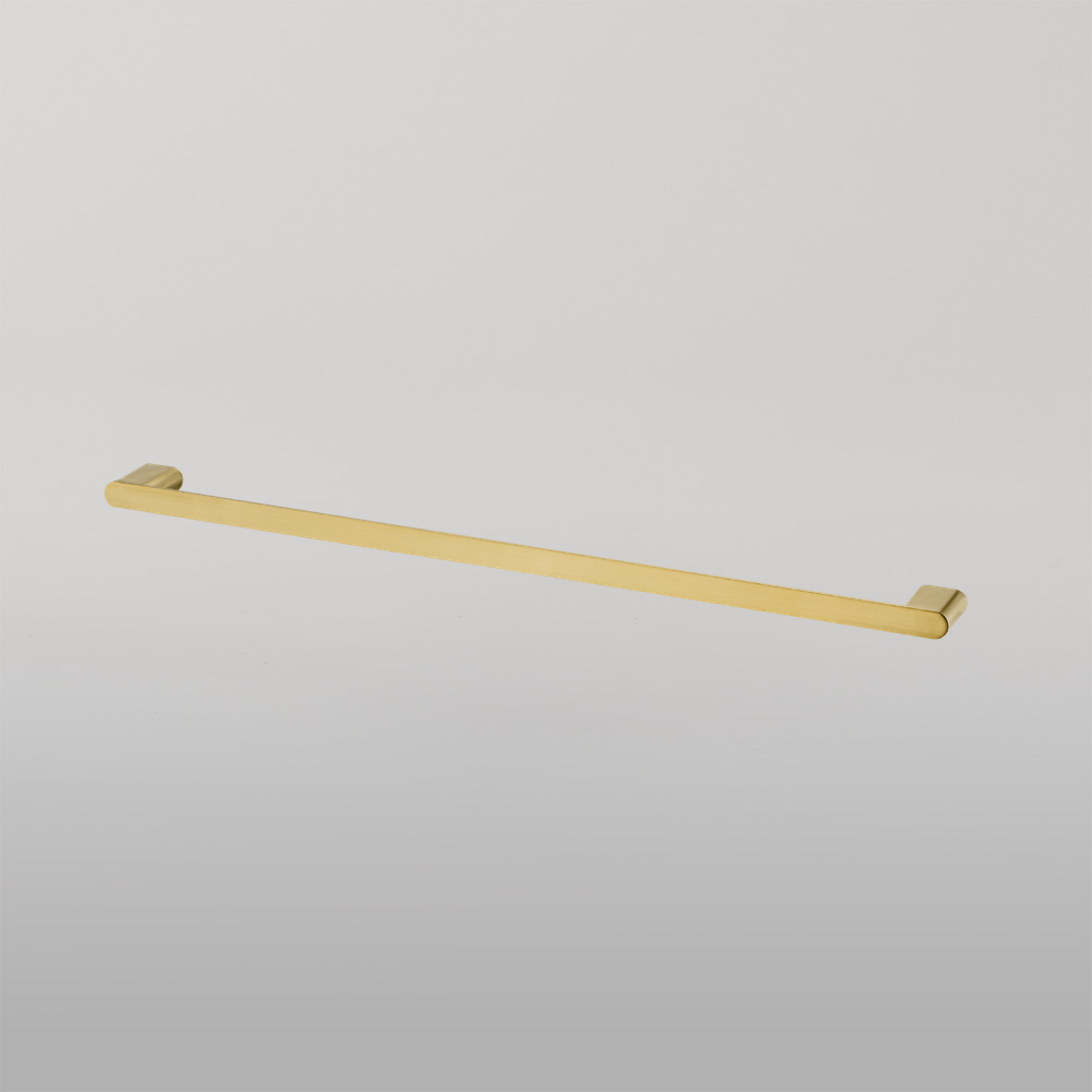 Madrid Single Towel Rail 650mm Classic Gold