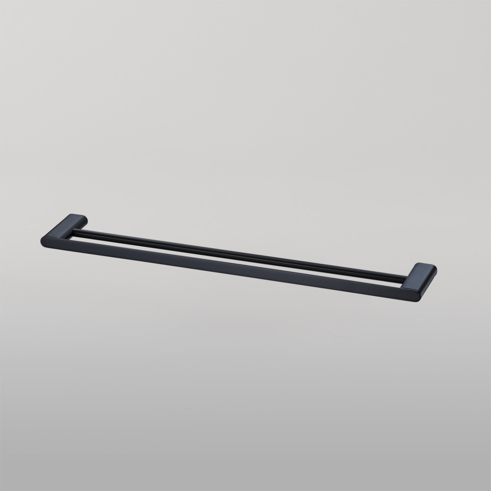 Madrid Double Towel Rail 650mm Matte Black