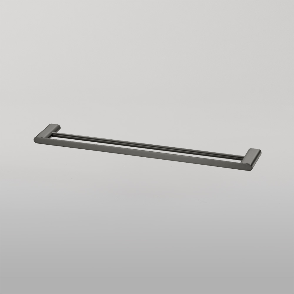 Madrid Double Towel Rail 650mm Gunmetal