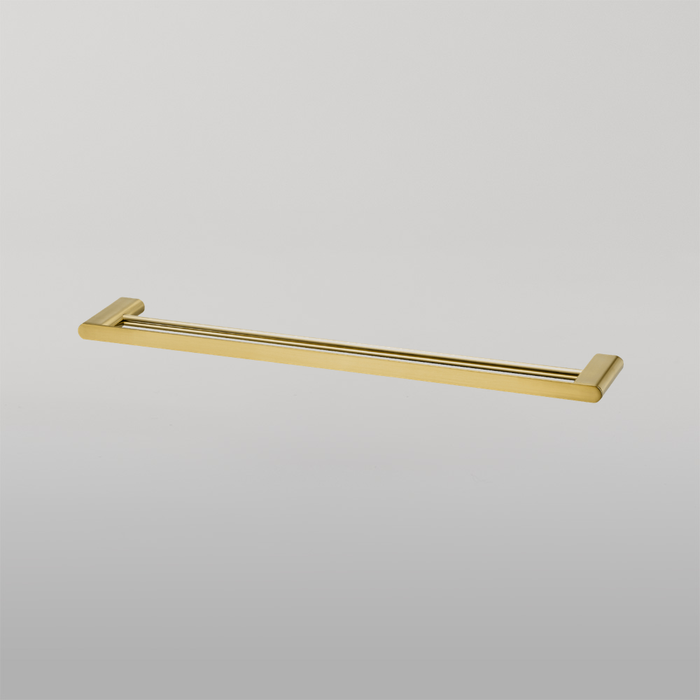 Madrid Double Towel Rail 650mm Classic Gold